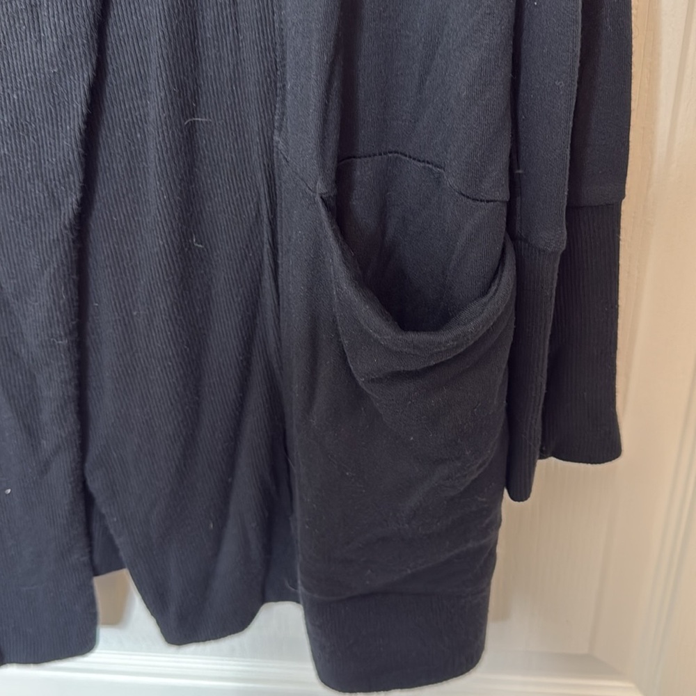 Athleta Studio Wrap Black Cardigan XL - Picture 8 of 16